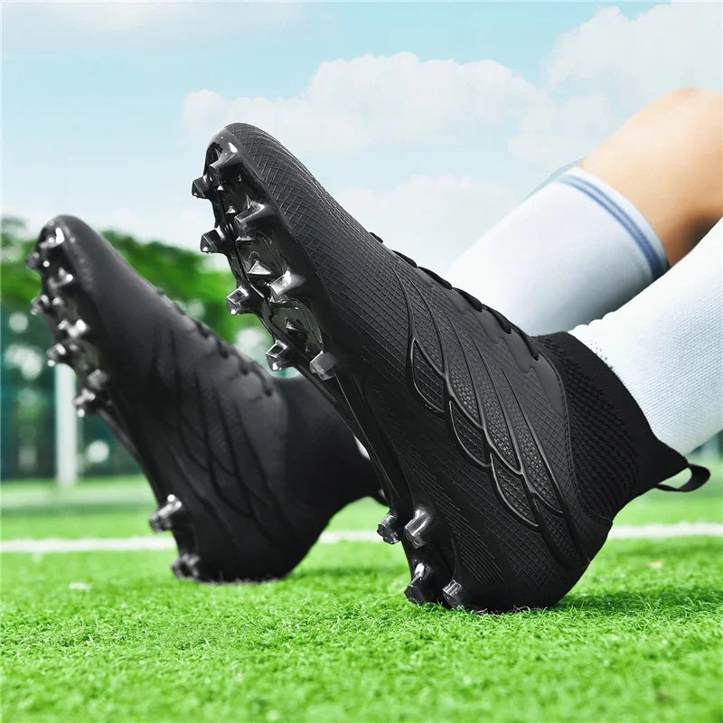 2026 Superfly FG Football Boots Outdoor Soccer Cleat Black Shoes Soft Sport Professional Shoes Breathable Comfortable Boots Plus