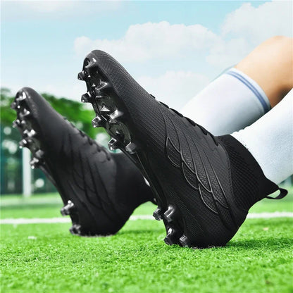 2026 Superfly FG Football Boots Outdoor Soccer Cleat Black Shoes Soft Sport Professional Shoes Breathable Comfortable Boots Plus