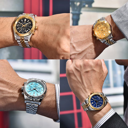 PAGANI DESIGN 2025 New VD53 luxury men quartz watch 40MM stainless steel sapphire waterproof 50m luminous C3 relojes para hombre
