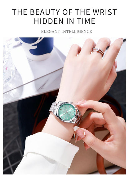 CHRONOS Women's Wrist watch Original Luxury Watches for Ladies Waterproof Stainless Steel Quartz Woman Wristwatch 2023 trend
