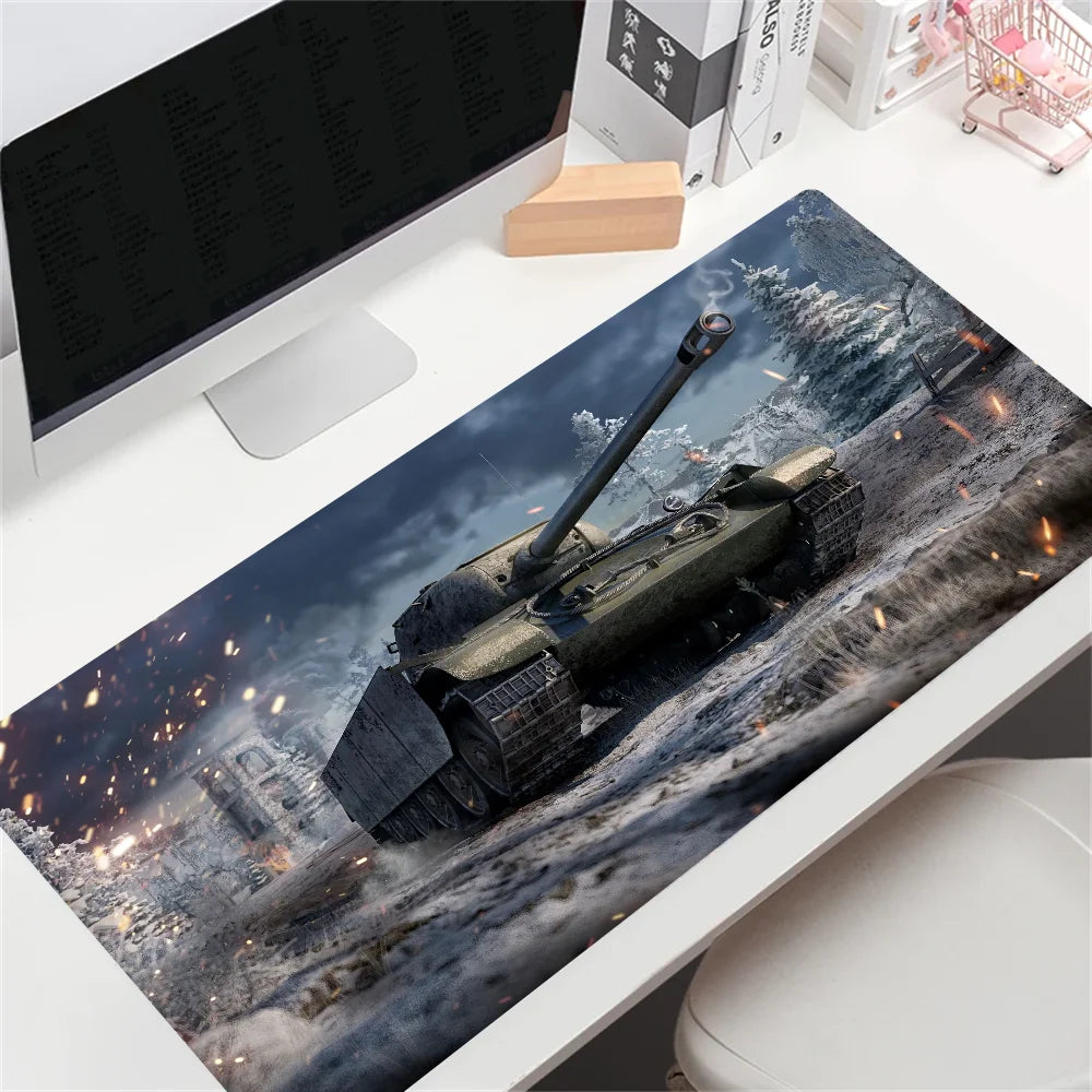 HD-mukautettu World of Tanks -peli -hiirimatto, suuri koko, anime-aiheinen hiirimatto, räätälöity CS:GO:lle, Zelda, World of Warcraft -pöytämatot