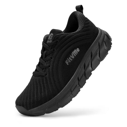 FitVille Wide Toe Box Shoes for Men Cushioned Well Extra Wide Width Shoes Non Slip Wide Lightweight Breathable Running Shoes