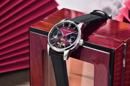 PAGANI DESIGN 2026 Men Mechanical Watch E3255Y 41mm Sapphire Crystal Stainless Steel Calendar Waterproof Reloj Hombre