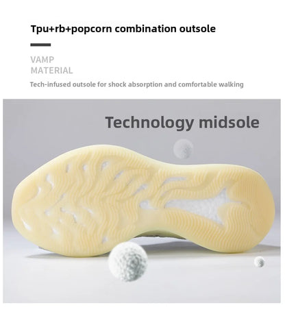 Air Cushion Running Shoes Speciality Marathon Men Sports Breathable Lightweight Women's Comfortable Nonskid Leisure Sneakers