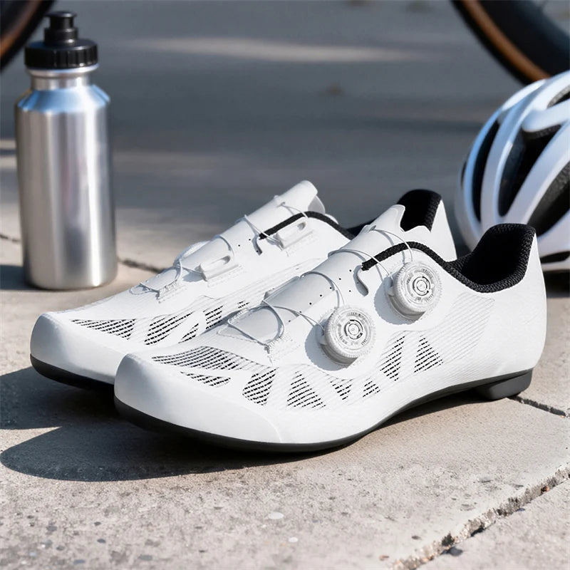 Men's ultra light road mountain cycling shoes, professional MTB, SPD self-locking cycling shoes, women's road cycling shoes