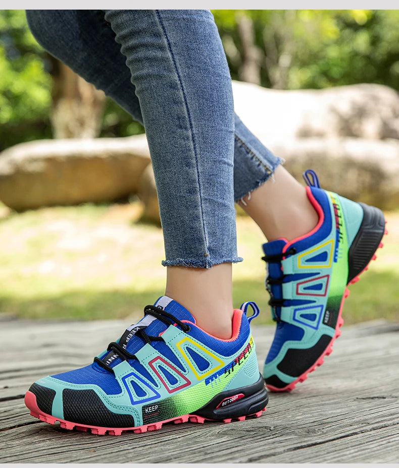 Men's Hiking Shoes Outdoor Sports Shoes Lace-up Hiking Shoes Women's Hiking Sports Shoes Non-slip Hunting Tactical Sports Shoes