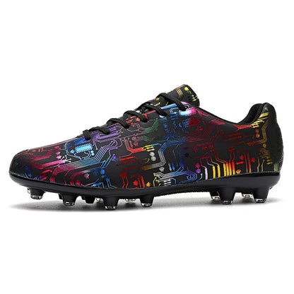 Men's Football Shoe Association Quick Five Up Football Nail Anti slip Professional Ultra Light Training Football Boot Turf