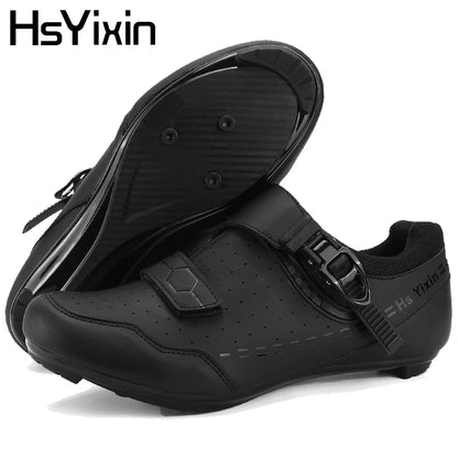 Mountain Bike Shoes Mens Cycling Shoes Quick Ratchet Buckle Compatible with SPD System Pedal for Indoor Outdoor Women MTB Shoes