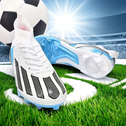 New Men Soccer Shoes Adult Non-Slip Football Boots Cleats Boys Ultralight Sport Sport Outdoor Comfortable Training Match Grass
