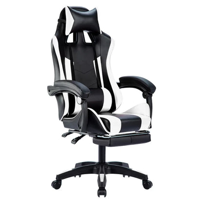 Factory Revolving Gaming Race Chairs for Gamers with Footrest