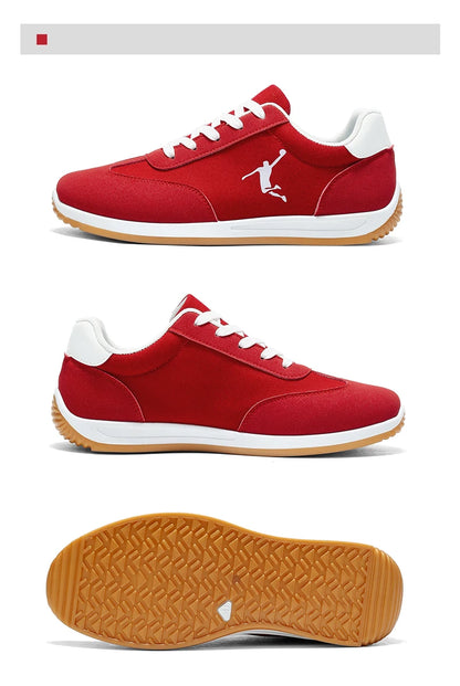 Men's Shoes, Spring and Autumn Trendy Shoes, New Cross-Border Models, White, Black, Red Sneakers, Soft-Soled Breathable Men's Low-Top Versatile Casual Shoes
