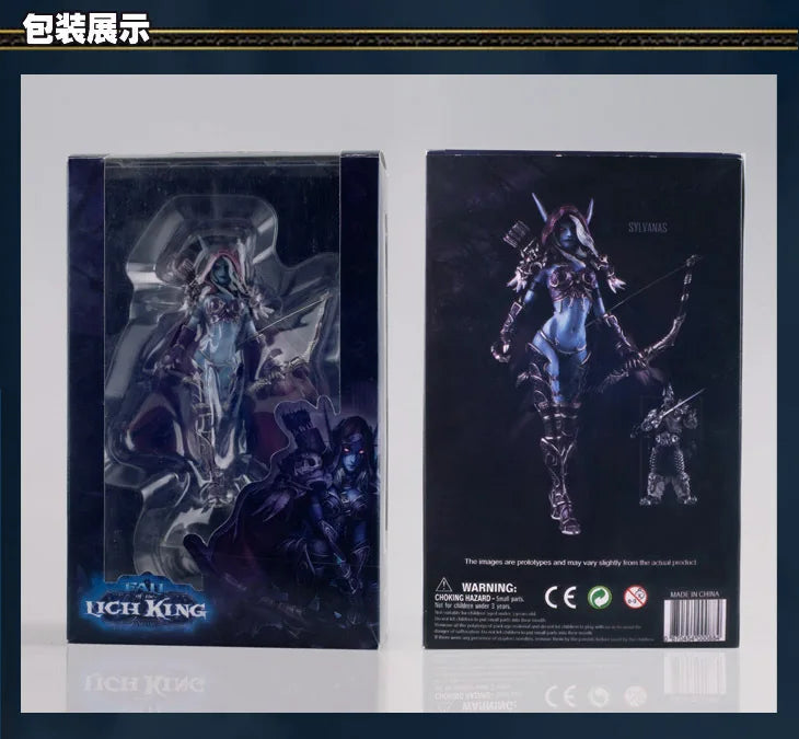Sylvanas Windrunner World Of Warcraft actiefiguren De Koningin van de Ondoden handgemaakte modelverzameling ornamenten kindercadeaus speelgoed