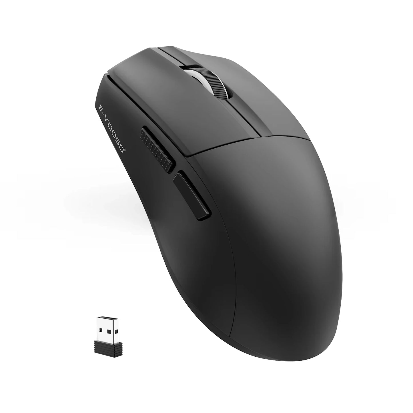 E-YOOSO X44 Lite Tri-Mode Rechargeable Wireless Mouse, Ultra Lightweight Bluetooth, 2.4G & USB-C Computer Mouse for Laptop, PC & Mac