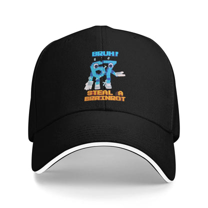 67 Six Seven 6-7 Casquette de baseball « Popular Steal » Brainrot Gaming Meme Sandwich Caps Hommes Femmes Respirante Dad Hat Plein air