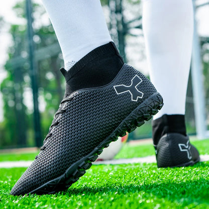 Men Quality Soccer Shoes Durable Boys Football Boots Lightweight Children Football Shoes Futsal Training Sneakers Soccer Cleats