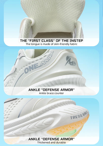ONEMIX 2025 Winter Training Running Shoes for Men Sport Shoes Leather Warm Wear-Resistant Female Jogging Shoes Walking Sneakers