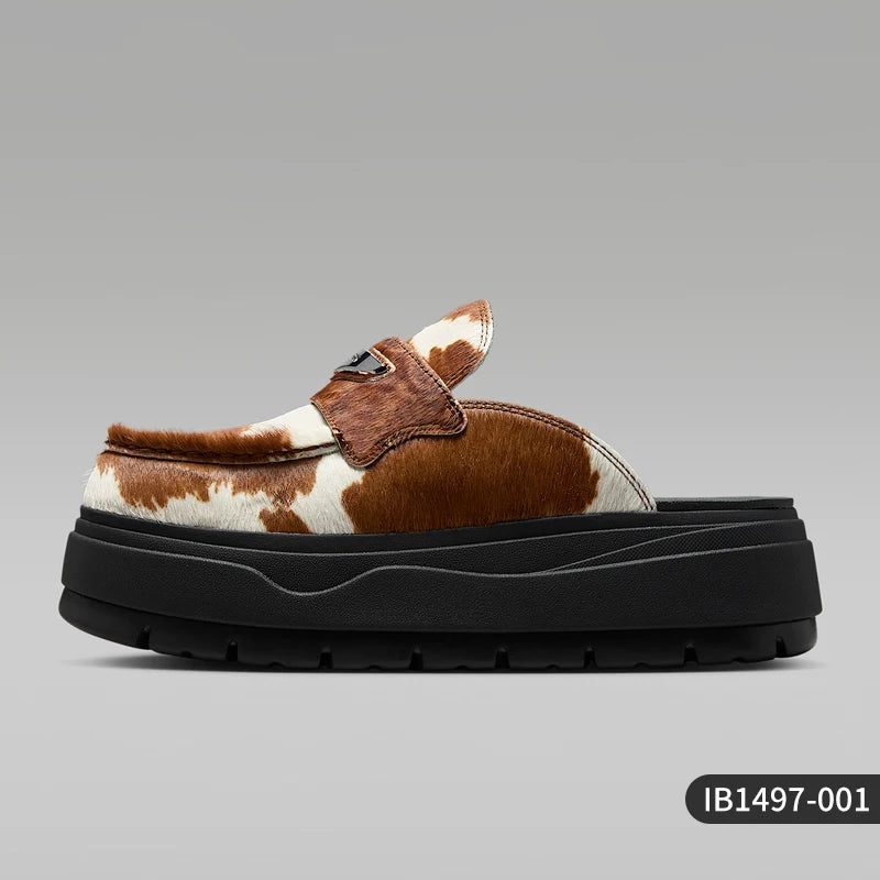 Oryginalne damskie buty codzienne Nike JORDAN z grubą podeszwą i nadrukiem IB1497-001