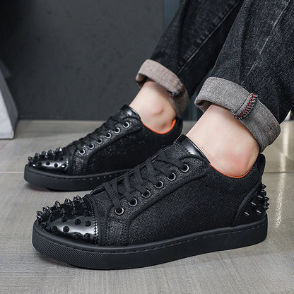 Hot-Selling Skateboard Shoes for Men Leisure Walk Sneakers Versatile Men Vulcanized Shoes Outdoor Tenis Masculino Punk Trainers