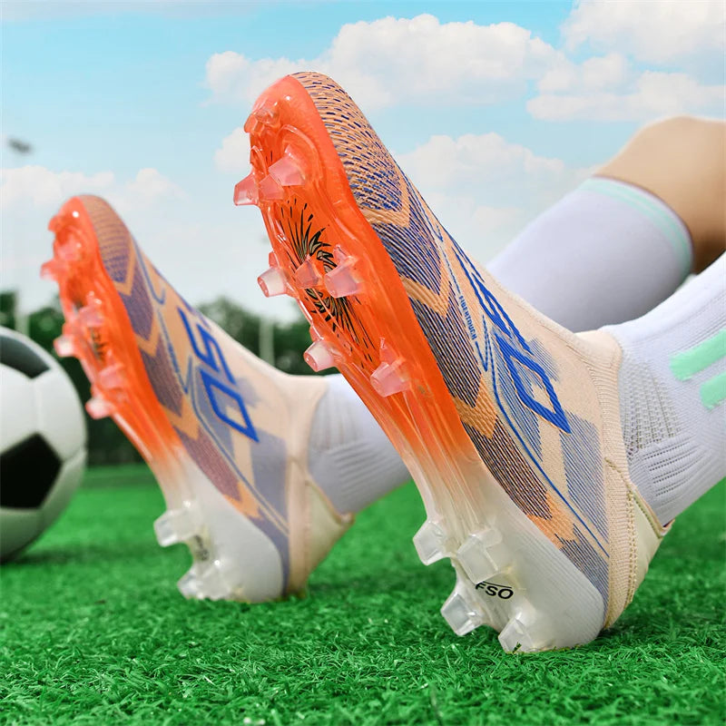 Mens Outdoor Soccer Shoes Professional Football Shoes TF/FG Football Field Boots Comfortable Non-Slip Training Sneakers 35-45