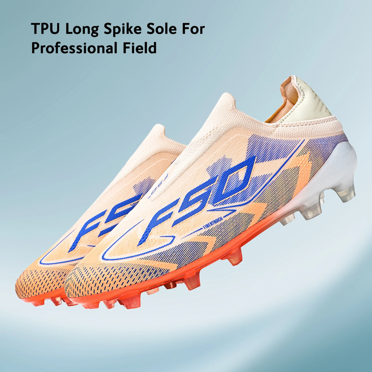 AG/FG Firm Ground Soccer Cleats for Men Women Kids Youth PU Fabric Rubber Sole Non-Slip Wear-Resistant Training Boots