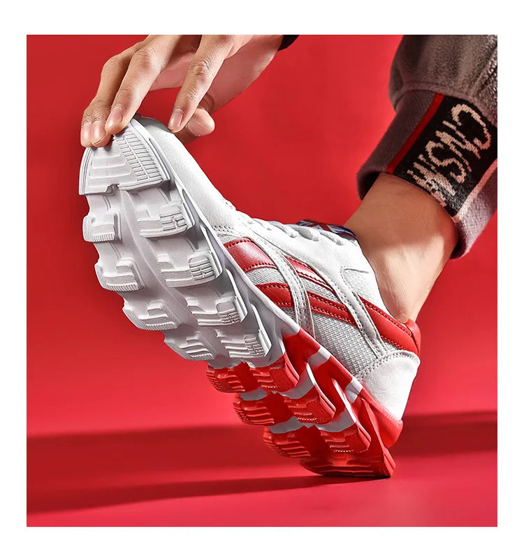 New Men's and Women's Running Shoes Breathable Casual Sneakers Anti-slip Vibration Comfortable Outdoor Sprots Walking Shoes36-48