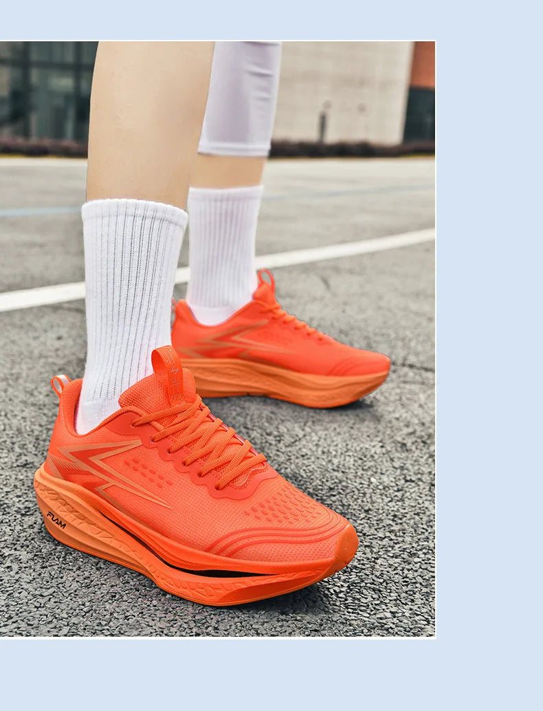 Men Running Shoes Speciality Marathon Sports Shoes Breathable Lightweight Carbon Board Women's Trend Athletic Sneakers Women