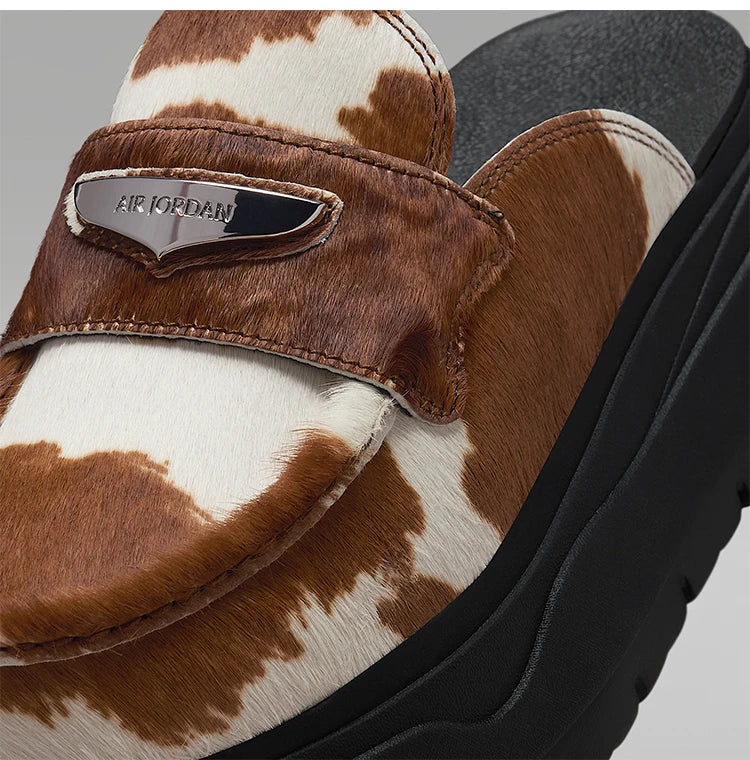 Oryginalne damskie buty codzienne Nike JORDAN z grubą podeszwą i nadrukiem IB1497-001