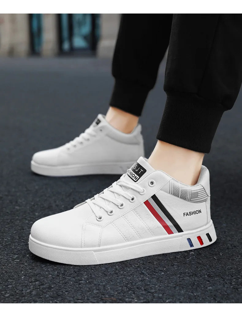 Męskie buty do skateboardingu 48 – codzienne, wysokie trampki do chodzenia, buty sportowe, oddychające buty hip-hopowe, buty uliczne, Chaussure Homme