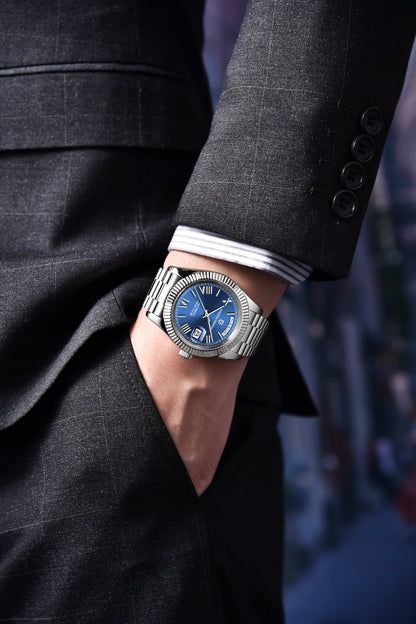 PAGANI DESIGN 2026 New Gold Green 40MM Date Week Men's Watches Automatic Watch Men AR Sapphire Glass NH36A Mechanical Wristwatch