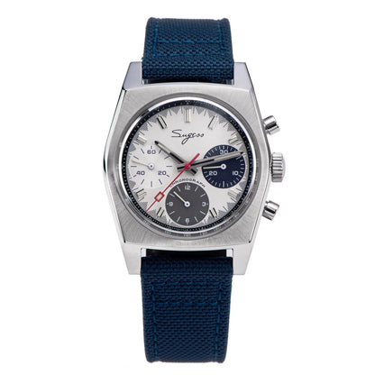 Sugess S419 Series 37mm Original Swanneck Movement Chronograph Master Mens Watch Mechanical Wristwatch Dome Sapphire Crystal New