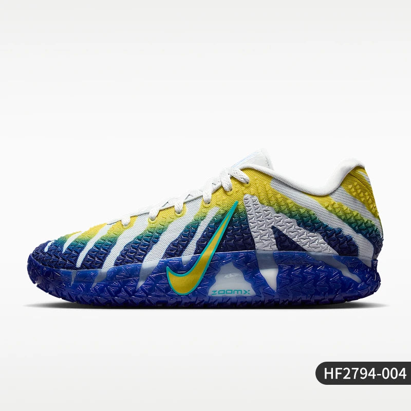 Nike Authentic Men's Cushioned Breathable Wear-Resistant Low-Top Basketball Shoes HF2794-004