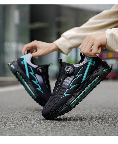 Spring & Summer Men's Running Shoes  Outdoor Hiking,Wear-Resistant Trail Shoes with BOA Closure,Breathable Sports & Casual Style