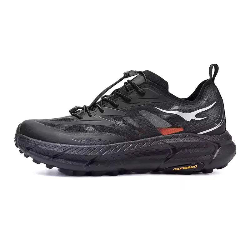 CAMSSOO hiking shoes men summer breathable non-slip running shoes travel outdoor sports cushioning casual boots off-road shoes