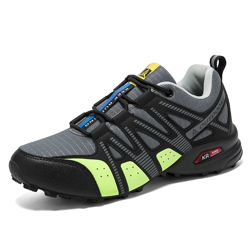 Men's Hiking Shoes Waterproof Non-slip All-terrain Outdoor Sports Shoes Hiking Camping Tactical Training Shoes Bicycle Shoes