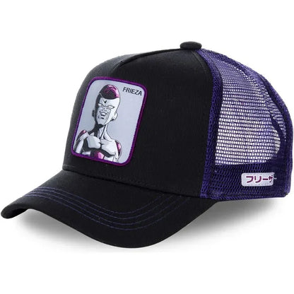 Dragon Ball Son Goku Cap Baseball Cap Summer Travel Peaked Cap Men's Embroidery Hip-Hop Sun Visor Adjustable Trucker Mesh Cap