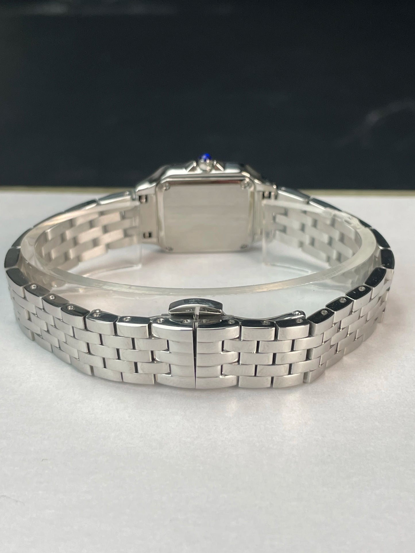 Classic retro square quartz watch with Roman numerals couple watch luxury men's and women's watch stainless steel trendy gift