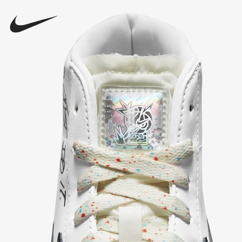 „Nike Authentic“ sezoniniai unisex „Blazer Mid High-Top“ kasdieniai sportiniai bateliai DJ4278-101