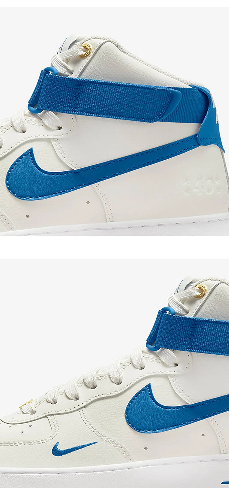 Oryginalne damskie buty skateboardowe Nike Air Force 1 07 Se z wysoką cholewką, oddychające, DQ7584-100