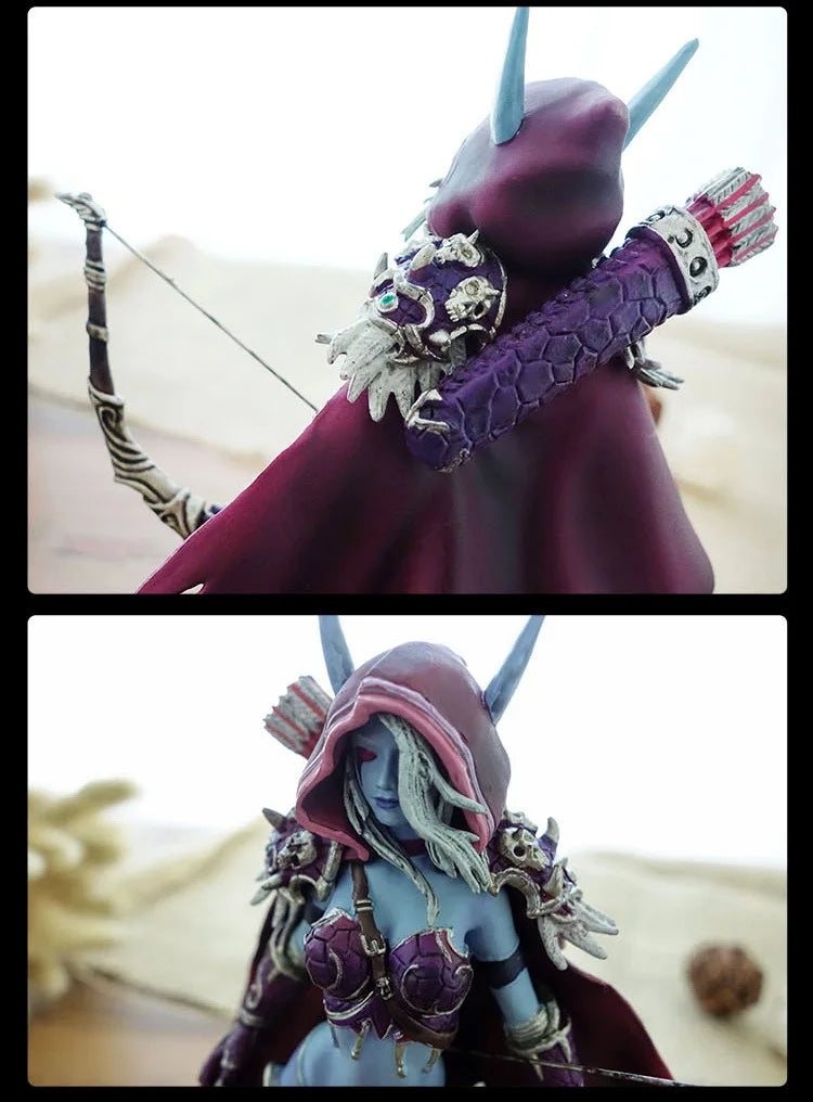 Sylvanas Windrunner World Of Warcraft actiefiguren De Koningin van de Ondoden handgemaakte modelverzameling ornamenten kindercadeaus speelgoed