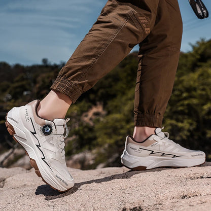 Mens Sneakers Casual Outdoor Anti Slip Shock-absorbing Versatile Off Road Hiking Shoes Comfortable Soft Sole Running Shoes Man