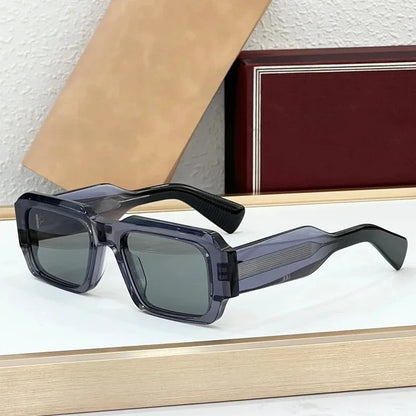 JMM MIGLIA Rectangle Acetate Sunglasses for Men and Women Handmade in Japan High Quality Brand Designer Outdoor UV400 Eyeglasses