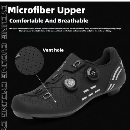 High-Quality Cycling Shoes Men's SPD Self-Locking Racing Bicycle Sports Shoes Women's MTB Mountain Non-Slip Cycling Shoes 36-47