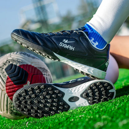 Double Star Men's Genuine TF Turf Soccer Shoes, for Primary School Students, Teenagers, Adults & Kids, Professional Training and