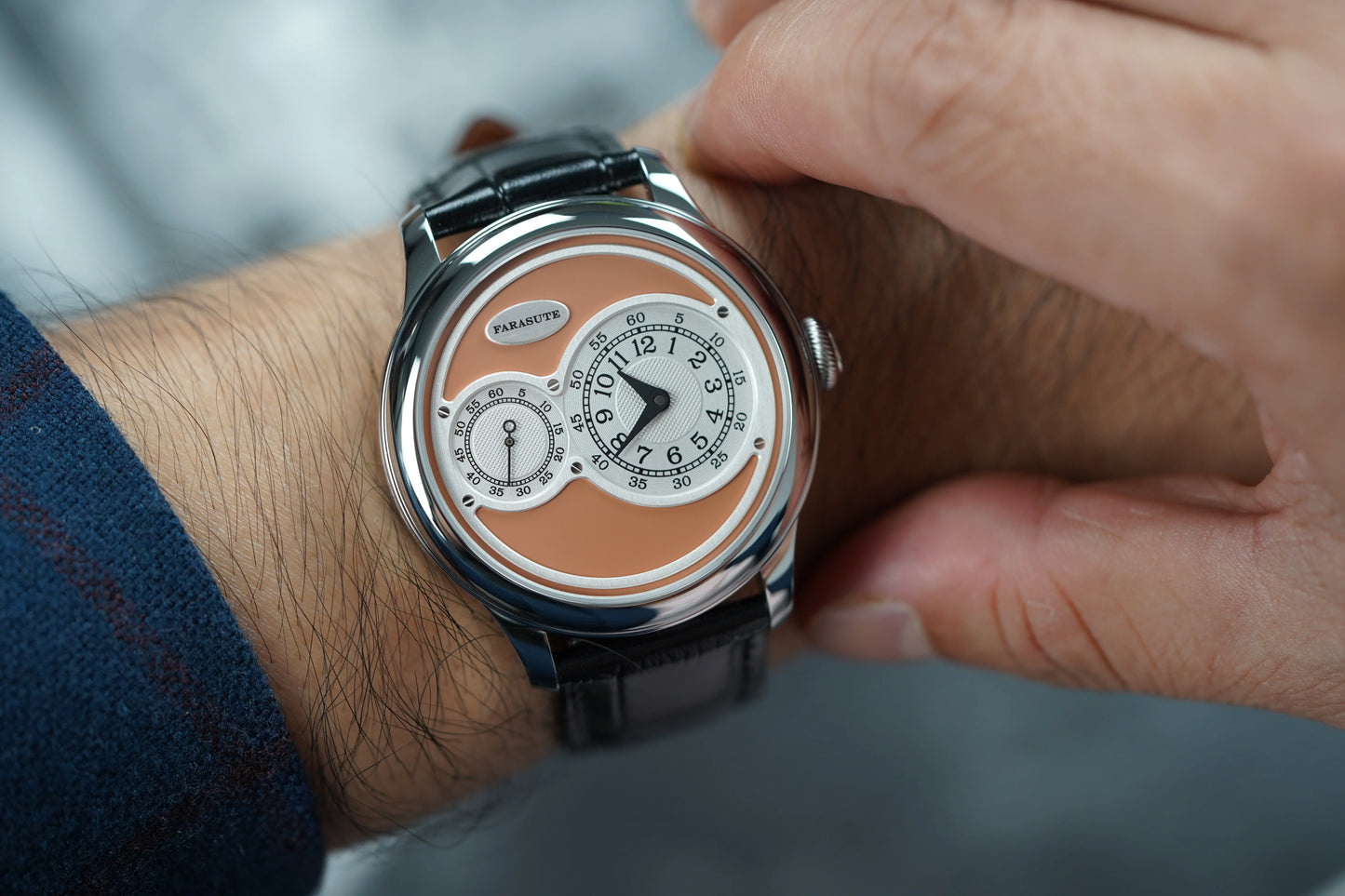 FARASUTE Retro Hangzhou Customized Automatic Mechanical Watch Men Fashion Sapphire Wristwatch Waterproof Montres Pour Hommes