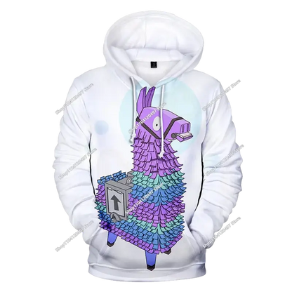 Dziecięca odzież jesienna: bluza z kapturem typu pullover, T-shirt, nowa kolekcja Fortnite, codzienna odzież dziecięca, wygodny streetwear