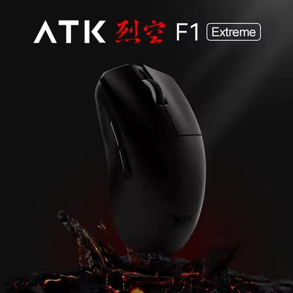 Rato Gaming Sem Fios ATK BlazingSky F1 Extreme PAW3950 Ultra Dual-Mode 8000Hz, 35g, Leve, para E-sports FPS