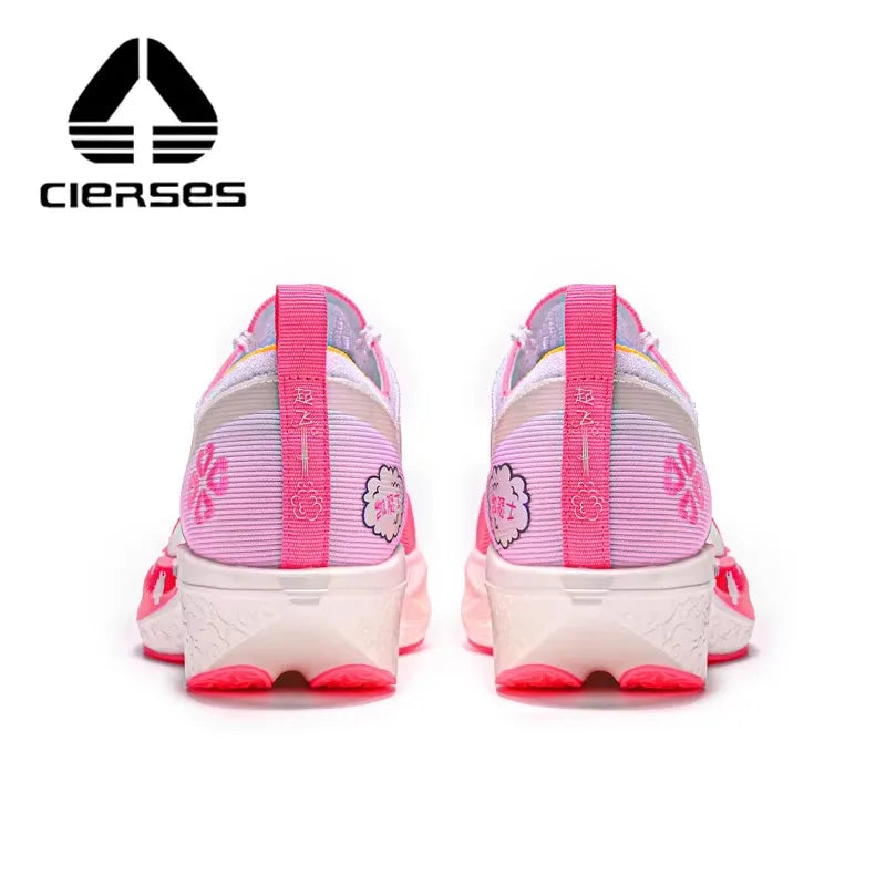 CIERSES Carbon fiber plate Marathon Running Racing Shoes  Men Professional Stable Support Shock-relief Rebbound Training shoes