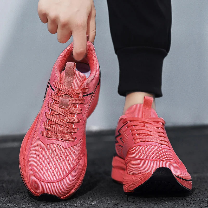 Fashionable Men’s and Women’s Running Shoes, Comfortable and Breathable Casual Sports Shoes, Youth Outdoor Sports Shoes Walking