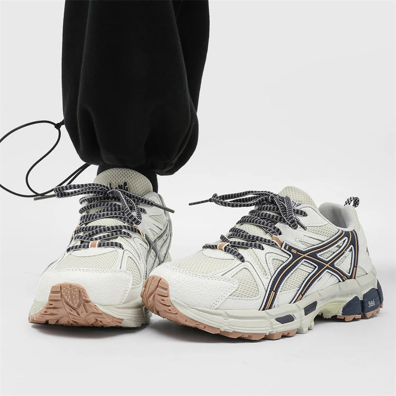 Męskie buty codzienne, outdoorowe, oddychające, do biegania, modne, do spacerów, rekreacyjne, sznurowane, do joggingu, mokasyny, markowe trampki Blade, wygodne