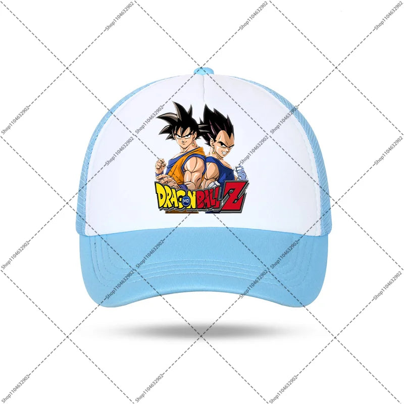 Dragon Ball-baseballkeps för kvinnor och män, solhattar, kepsar med tryck av seriefigurer och anime, bekväma unisex-bomullskepsar för vuxna, perfekta som sommargåvor och festpresenter